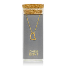 Load image into Gallery viewer, Cupid heart necklace - gold