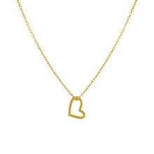 Load image into Gallery viewer, Cupid heart necklace - gold