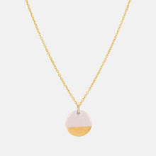 Load image into Gallery viewer, Gold dipped necklace - dusty rose