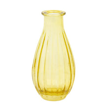 Load image into Gallery viewer, Boho ribbed glass bud vase