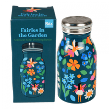 Load image into Gallery viewer, Stainless steel water bottle - fairies in the garden