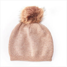 Load image into Gallery viewer, Faux fur pompom hats
