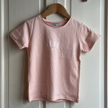 Load image into Gallery viewer, Love cap sleeved t-shirt - blush
