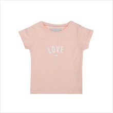 Load image into Gallery viewer, Love cap sleeved t-shirt - blush
