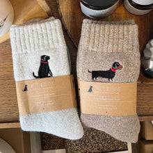 Load image into Gallery viewer, Dog walker socks - black labrador