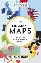 Load image into Gallery viewer, Brilliant maps: an atlas for the curious minds book
