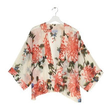 Load image into Gallery viewer, Chrysanthemum kimono - ecru