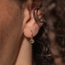 Load image into Gallery viewer, Citrine charm earrings
