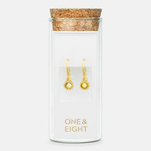 Load image into Gallery viewer, Citrine charm earrings