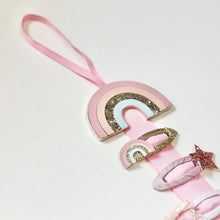 Load image into Gallery viewer, Enchanted rainbow clip hanger