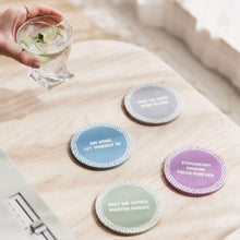 Load image into Gallery viewer, Cocktail coasters - set of 4 - volume 2