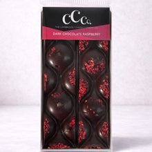 Load image into Gallery viewer, Dark choc & raspberry barrel bar