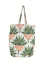 Load image into Gallery viewer, Deco bud canvas bag - ivory