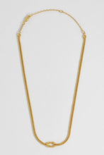 Load image into Gallery viewer, Double stand knot necklace - gold