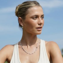 Load image into Gallery viewer, Drop link necklace - silver