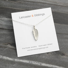 Load image into Gallery viewer, Feather pendant