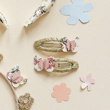 Load image into Gallery viewer, Flora butterfly hair ponies
