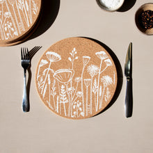 Load image into Gallery viewer, Cork mats - flowers