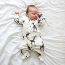Load image into Gallery viewer, Giraffe sleepsuit