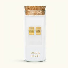 Load image into Gallery viewer, Rae hoop studs - gold