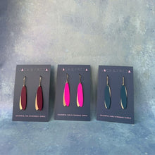 Load image into Gallery viewer, Gold splash earrings - various colours