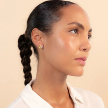 Load image into Gallery viewer, Eclipse deco moonstone necklace - gold