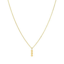 Load image into Gallery viewer, Gold fern necklace