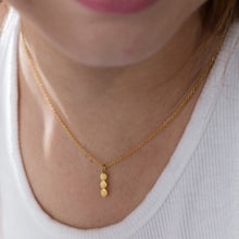 Load image into Gallery viewer, Gold fern necklace