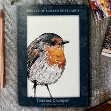 Load image into Gallery viewer, Boxed set of 8 mixed notecards - autumn to winter