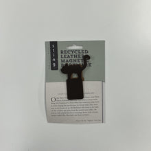 Load image into Gallery viewer, Recycled leather bookmark