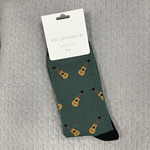 Load image into Gallery viewer, Acoustic guitar socks - green