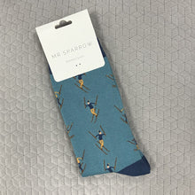 Load image into Gallery viewer, Skiing socks - teal