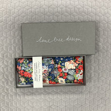 Load image into Gallery viewer, Lavender heart & liberty hankie - thorpe red