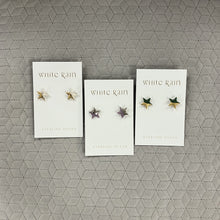 Load image into Gallery viewer, Ceramic stars stud earrings
