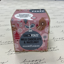 Load image into Gallery viewer, Dark chocolate & raspberry snowflakes