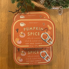 Load image into Gallery viewer, Christmas candle tin - pumpkin spice