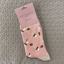 Load image into Gallery viewer, Takeaway coffee socks - pink