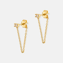 Load image into Gallery viewer, Ilena chain earrings - gold