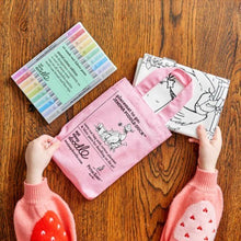 Load image into Gallery viewer, Jemima Puddle-Duck placemat to go - colour in & learn