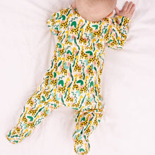 Load image into Gallery viewer, Jungle giraffe sleepsuit
