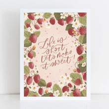 Load image into Gallery viewer, Sweet strawberry framed print