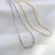Load image into Gallery viewer, Link chain necklace - gold or silver