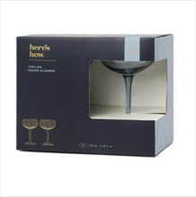 Load image into Gallery viewer, The Lou coupe glass - set of 2 - various colours