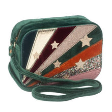 Load image into Gallery viewer, Luxe velvet stripe bag