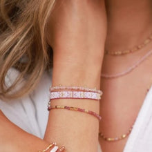 Load image into Gallery viewer, Matira hot pink beaded friendship bracelet