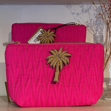 Load image into Gallery viewer, Tribeca make-up bag - bright pink