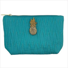 Load image into Gallery viewer, Tribeca make-up bag - turquoise