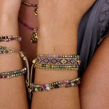 Load image into Gallery viewer, Maya mulberry beaded friendship bracelet