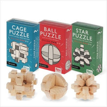 Load image into Gallery viewer, Mini wooden puzzles - assorted