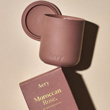 Load image into Gallery viewer, Moroccan rose votive candle